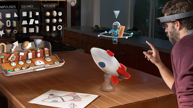 Use gestures, gaze and voice to control Microsoft HoloLens