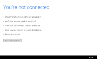 Can’t connect Microsoft Surface to the Internet | Surface limited ...